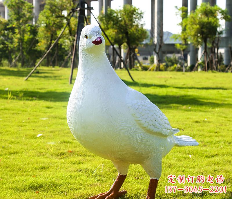 聊城纪念和平鸽雕塑