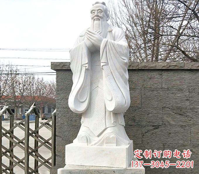 聊城雕塑孔子头像