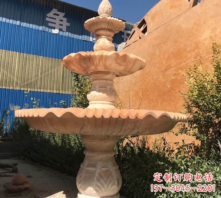 聊城跌水盆喷泉石雕