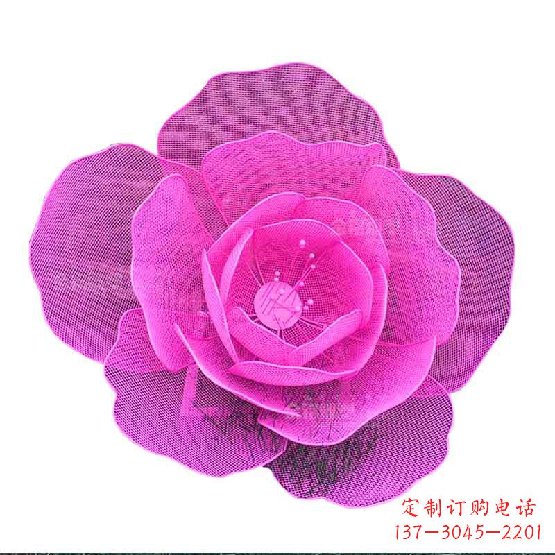 聊城精美玫瑰金属雕塑