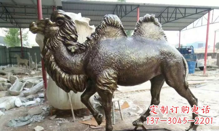 聊城动物骆驼铜雕