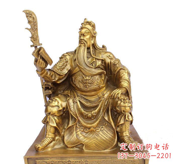 聊城精美关公铜雕