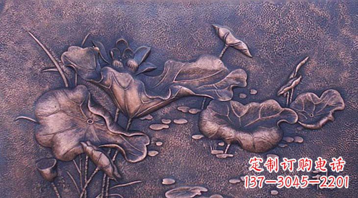 聊城锻铜荷花雕塑