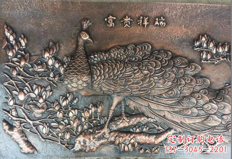 聊城华丽锻铜孔雀雕塑