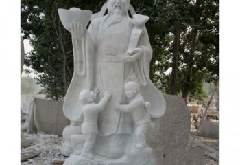 聊城大理石财神雕塑——守护家庭繁荣