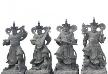 聊城四大天王大理石雕塑