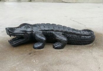 聊城经典鳄鱼景观石雕