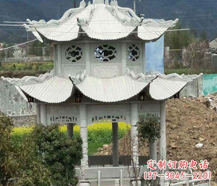 聊城古典凉亭石雕