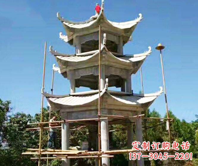 聊城精美古典凉亭石雕