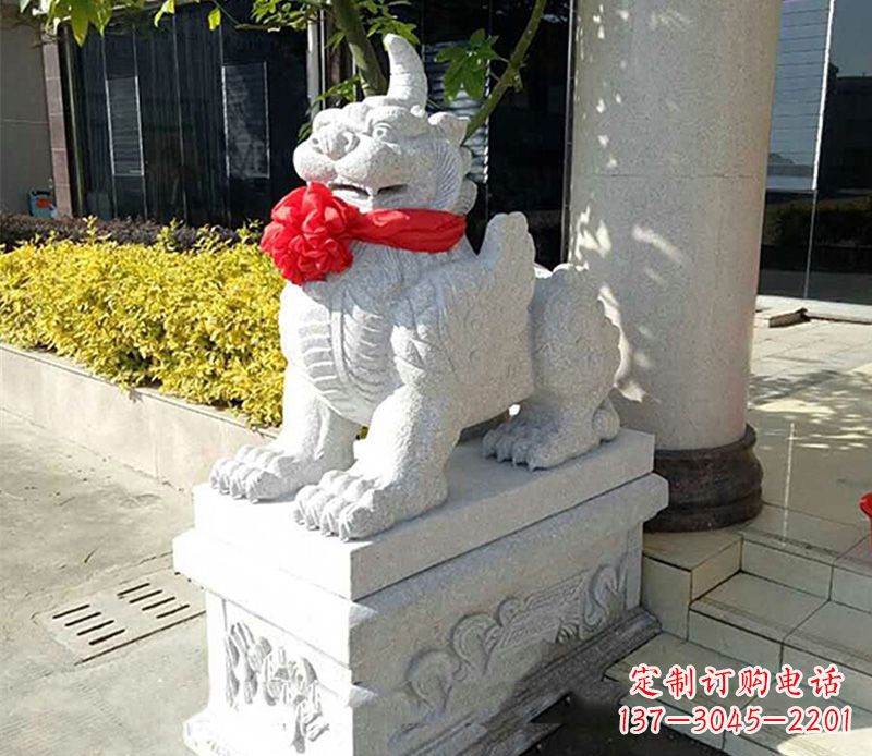 聊城法院独角兽雕塑