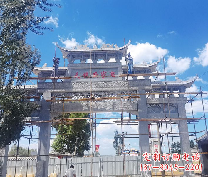 聊城方牌坊石雕