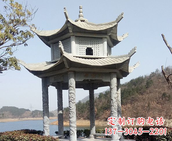 聊城古典凉亭石雕