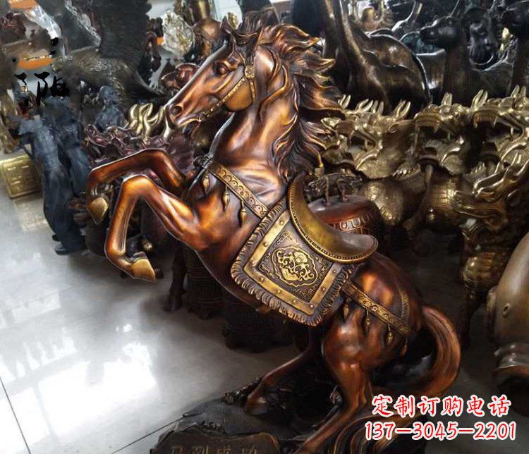 聊城精致仿古马雕塑