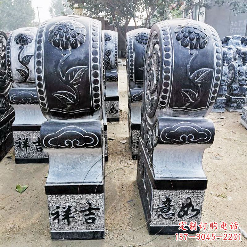 聊城仿古门枕石门墩雕塑