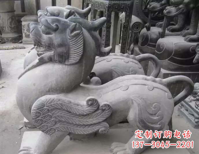 聊城仿古貔貅石雕 (2)