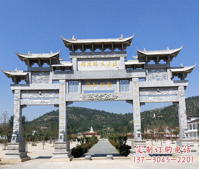 聊城特色牌坊石雕
