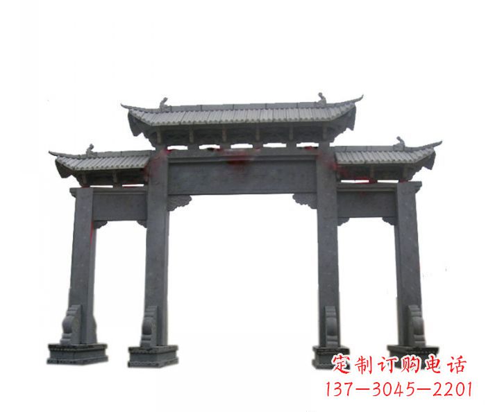 聊城精美仿古牌坊石雕