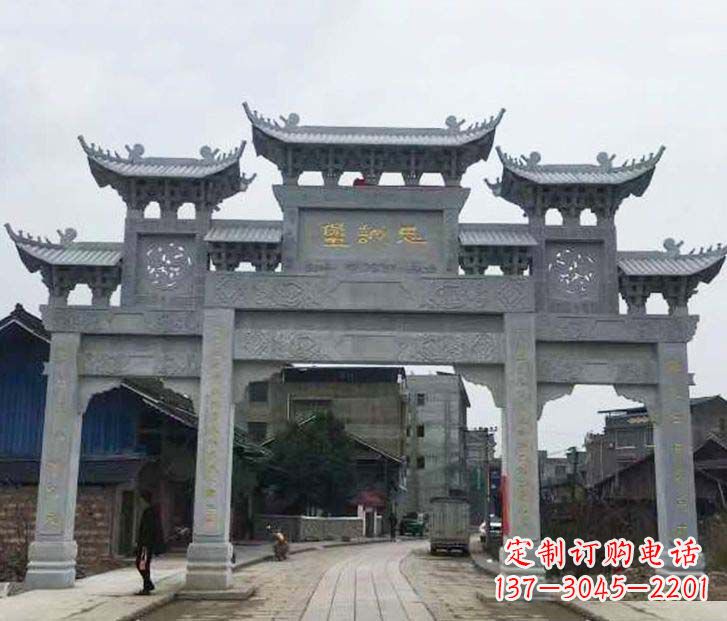 聊城精美牌坊石雕