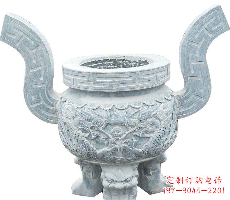 聊城精美仿古香炉石雕