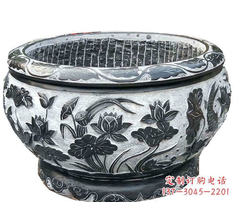 聊城传承古典,精致仿古庭院花盆雕塑