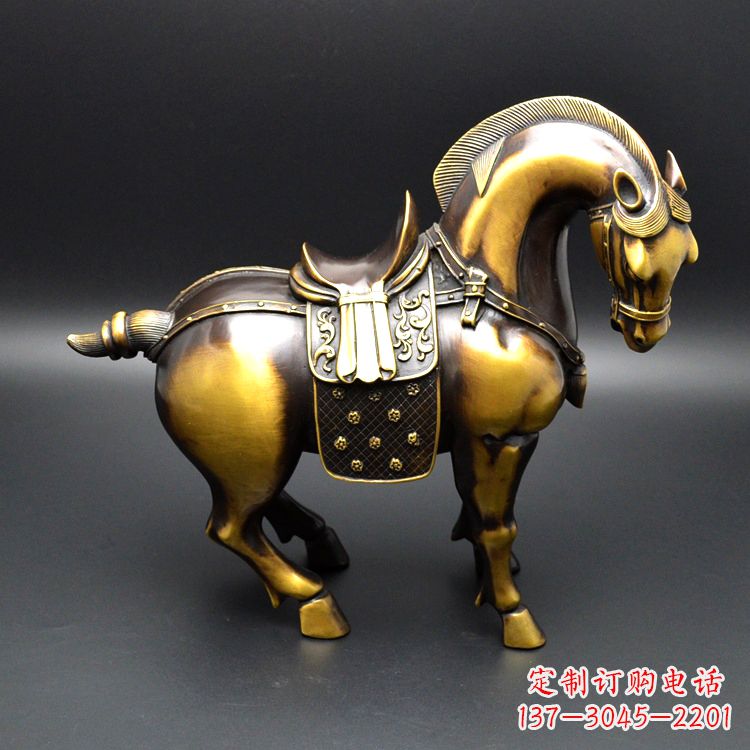 聊城精美仿古铜马雕塑