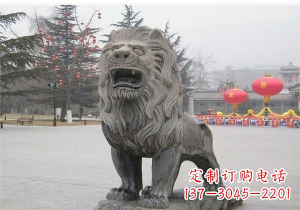 聊城仿古西洋狮子石雕