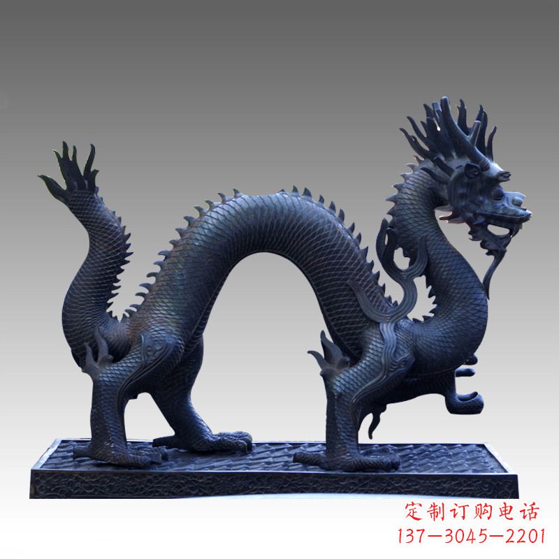 聊城古典风格神龙铜雕