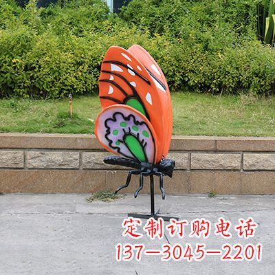 聊城仿真蝴蝶_大号蝴蝶红色款116x75x160
