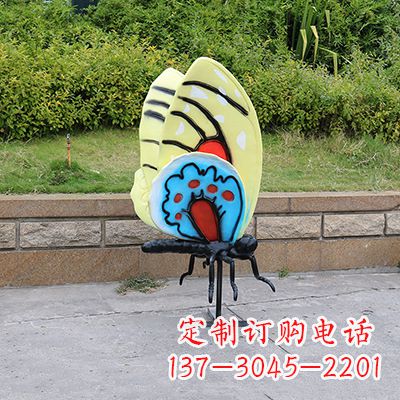 聊城大号黄色蝴蝶雕塑