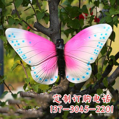 聊城粉红蝴蝶塑像——引领你的精灵之旅