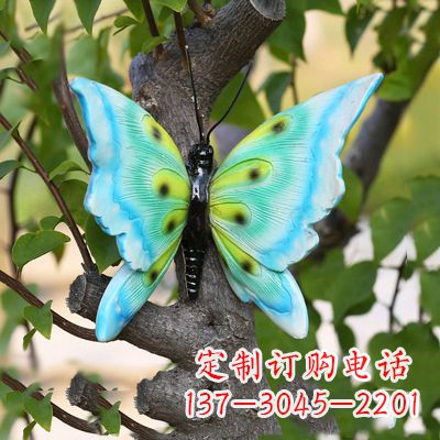 聊城蓝色蝴蝶雕塑