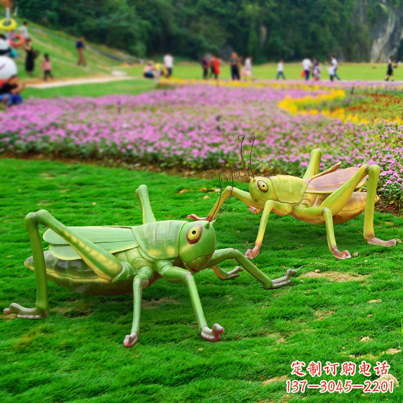 聊城精美蝗虫雕塑摆件