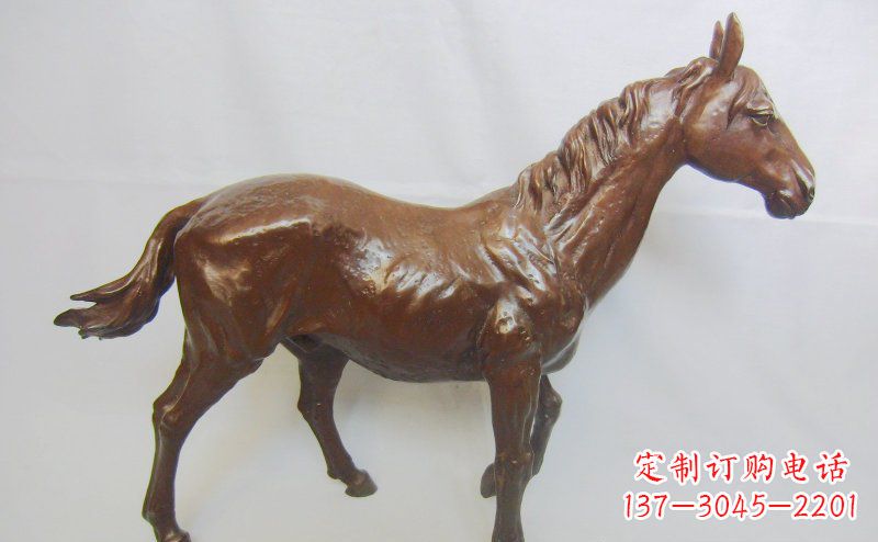 聊城仿真马铸铜动物雕塑