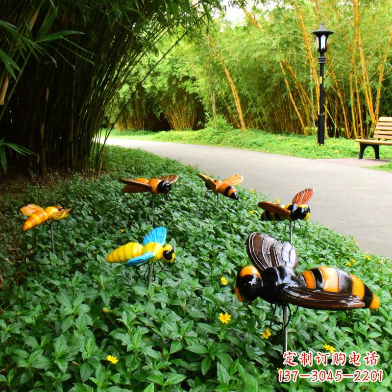 聊城中领雕塑自然蜜蜂雕塑