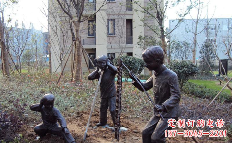 聊城中领雕塑 | 为儿童景观带来美好的铜雕塑