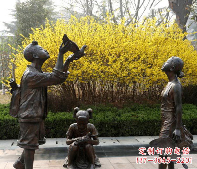 聊城精致可爱的儿童铜雕