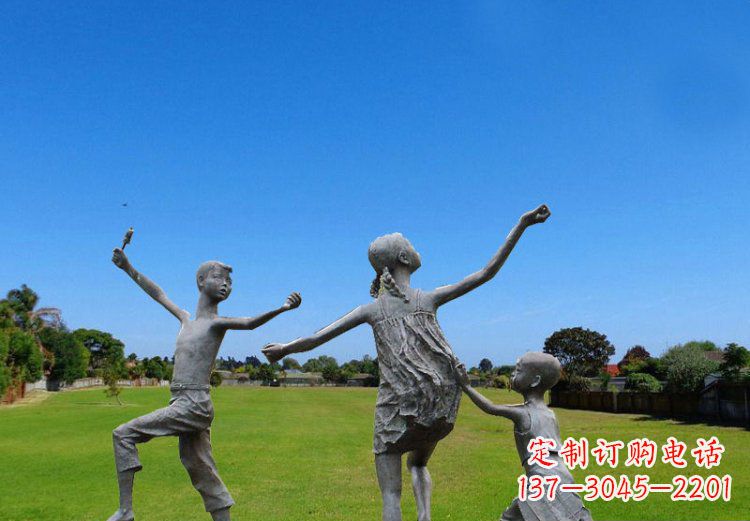 聊城精美儿童铜雕