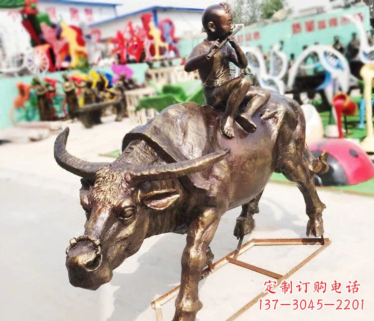 聊城牛郎雕塑精美绝伦的铜雕艺术