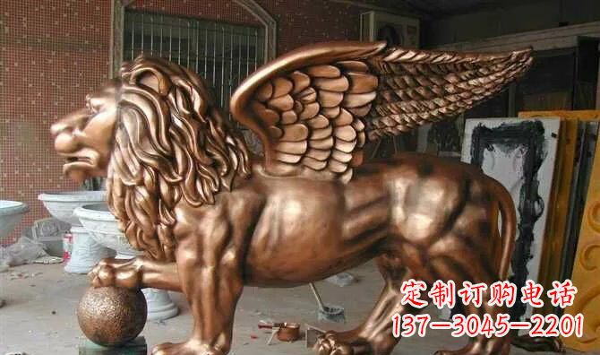 聊城飞狮玻璃钢动物雕塑