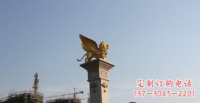 聊城飞狮黄铜室内狮子雕塑