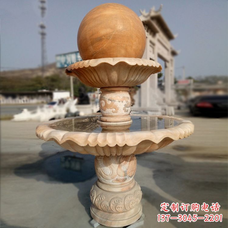 聊城风水球石雕塑