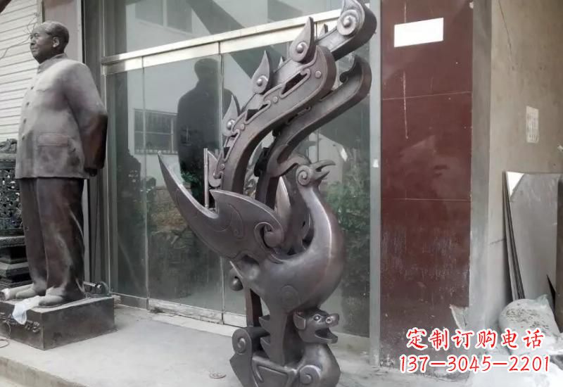 聊城艺术级凤凰铜雕