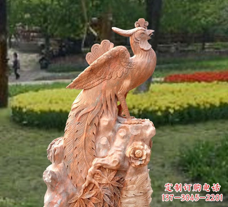 聊城凤凰神鸟公园景观雕塑雕塑摆件
