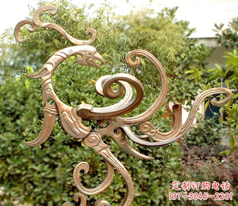 聊城凤凰铜雕