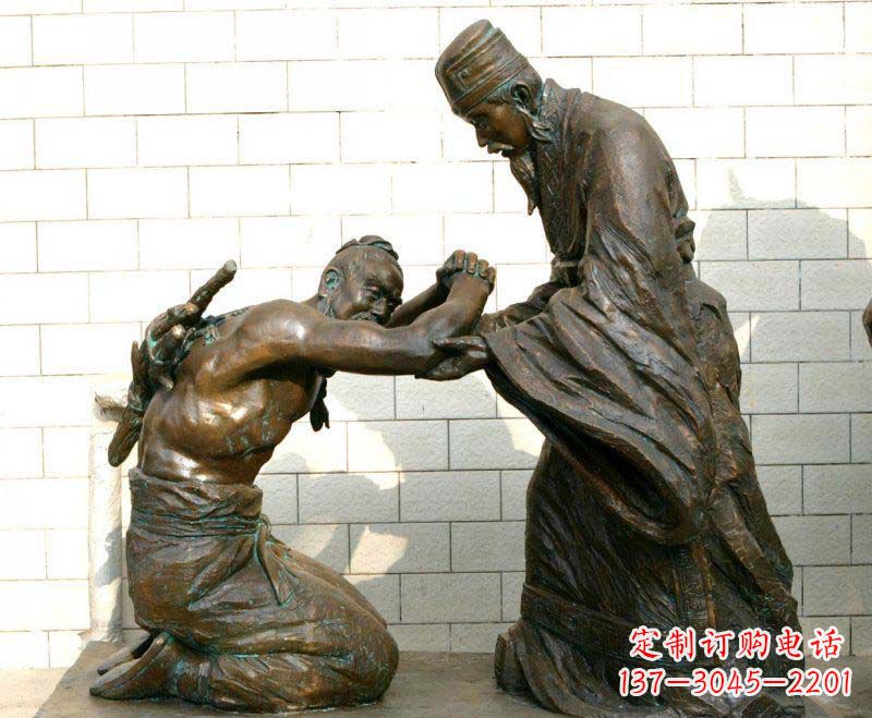 聊城中领雕塑——传承古代文化的名人铜雕