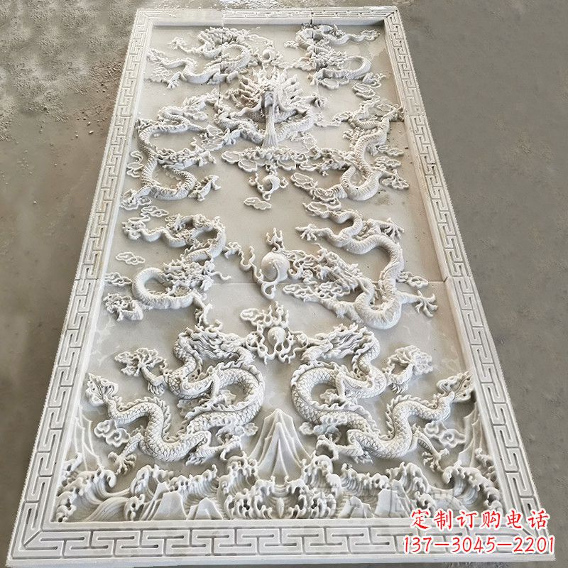 聊城九龙壁装饰高浮雕雕塑