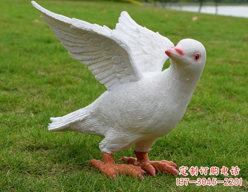 聊城鸽 苹果 雕塑