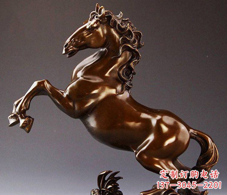 聊城青铜马头雕塑