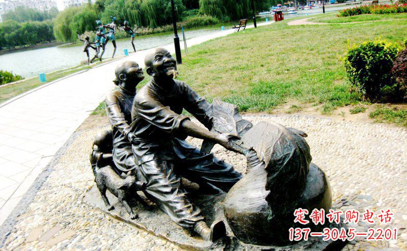 聊城新颖可爱的铜雕萝卜小品