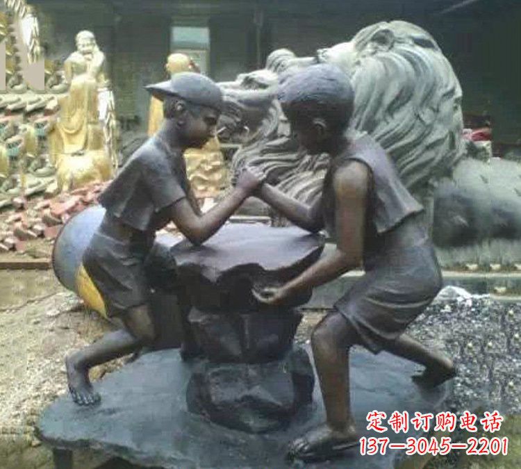 聊城非凡童趣,精致儿童铜雕